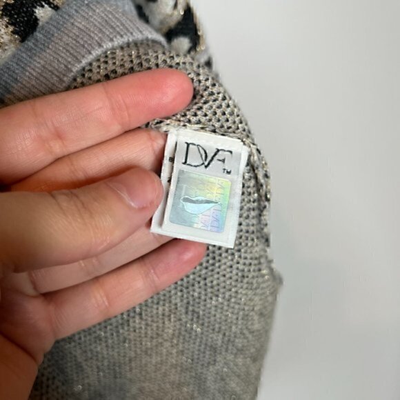 Diane Von Furstenberg patterned wool blend sweater - Picture 4 of 6